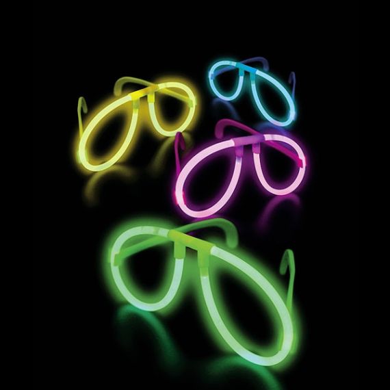 Lunette fluo lumineuse mariage, decoration salle mariage - Badaboum