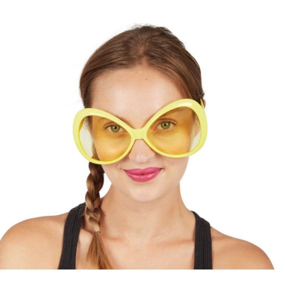 Lunettes Mouche Jaune - deguisement années 80 pas cher - Badaboum