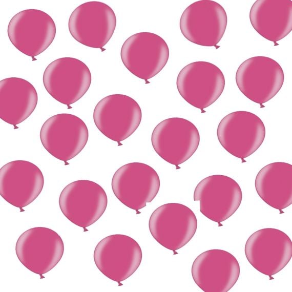 Mini ballon gonflable nacré Fuchsia 12cm, ballons mariage pas cher