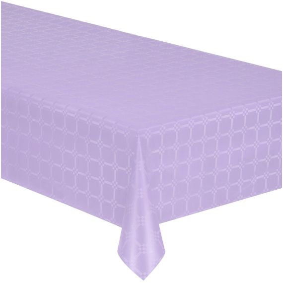 Nappe en plastique rectangulaire Transparente, vaisselle jetable - Badaboum