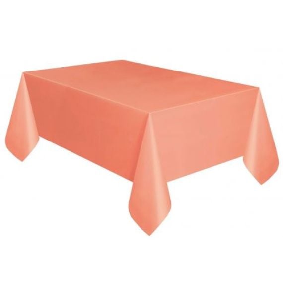 Nappe en plastique rectangulaire Orange, vaisselle jetable - Badaboum