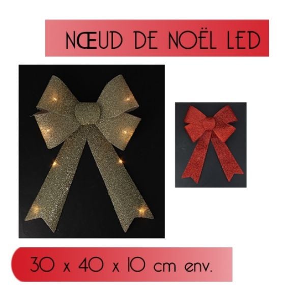 10 Pièces, Nœuds De Noël Pour Emballage De Cadeaux, Gros Nœuds De Ruban  Pour Paniers Cadeaux