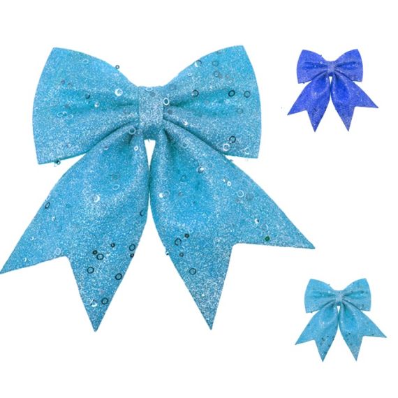 Noeud Papillon Paillette Bleu – NoeudChic