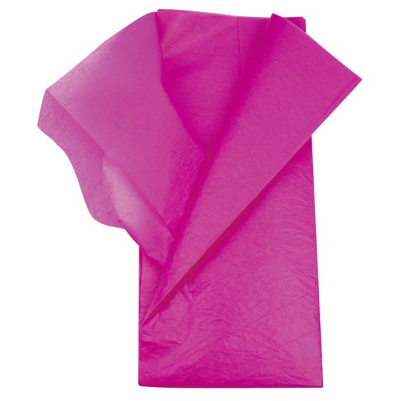 Feuille de papier de soie FUCHSIA x5, acheter papier de soie - Badaboum