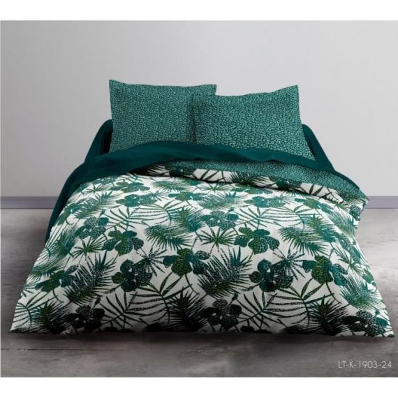 3 Pièces Ensemble De Housse De Couette En Cachemire D'origine Végétale En  Flanelle Brossée Épaissie En Polyester Avec Motif Floral, Style Dessin  Animé, Doux Et Respectueux De La Peau Et Lavable En