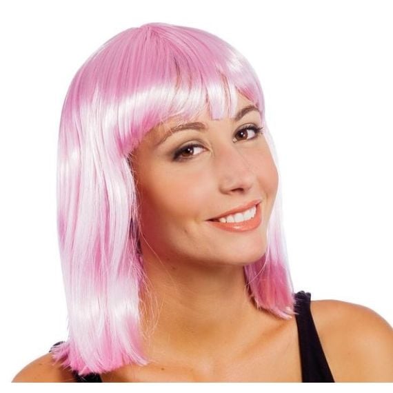 Perruque rose pas cher on sale