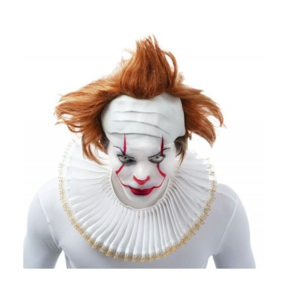 Perruque Clown Tueur Orange accessoire de fete pas cher Badaboum
