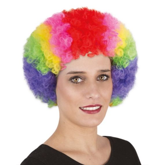 Perruque multicolore pas cher clearance