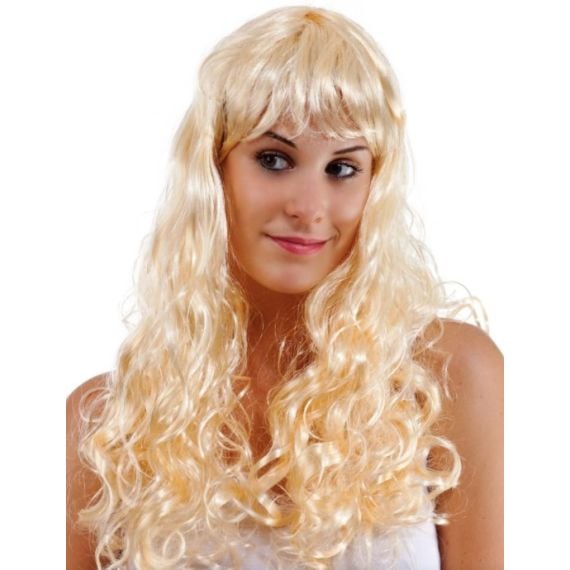 Perruque blonde bouclée pas cher 2025