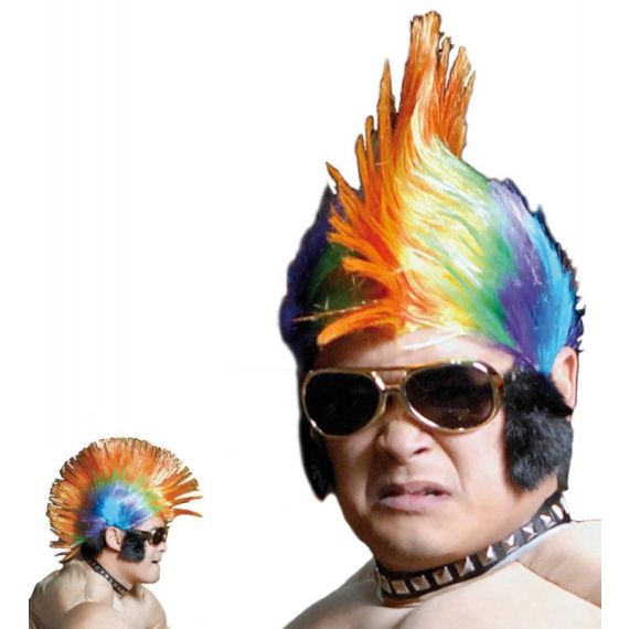Perruque punk on sale pas cher