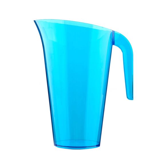 Pichet en plastique rigide Bleu turquoise, carafe design - Badaboum