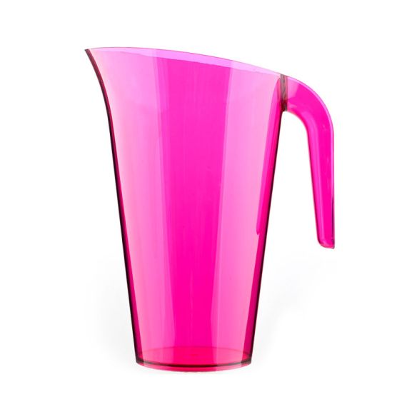 Pichet jetable Fuchsia, Carafe plastique pas cher - Badaboum