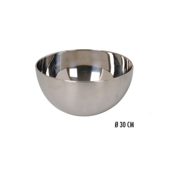 Saladier inox 30cm, ustensile de cuisine pas cher - Badaboum