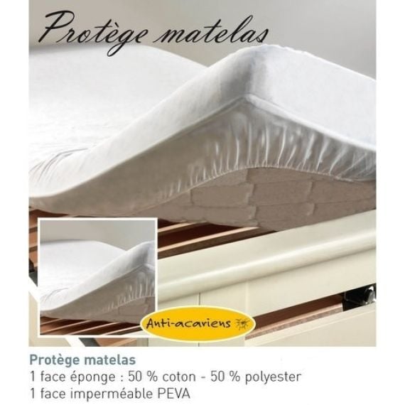 Protège-matelas anti-acariens 90x190cm ANTI-ACARIENS