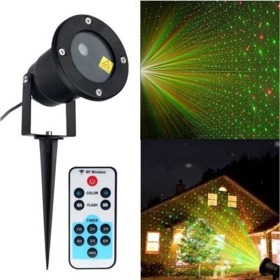 Projecteur de Noël extérieur : laser, led et solaire