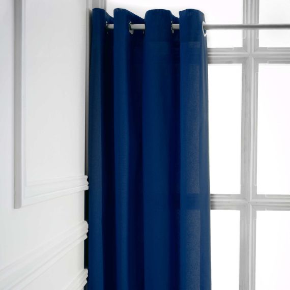 Rideau isolant thermique et occultant Bleu marine 140x240cm - Badaboum