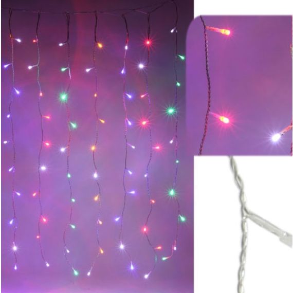 Guirlande electrique de noel pas cher 100 led rouge - Badaboum