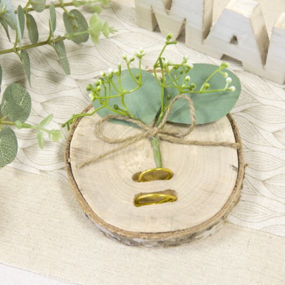 Ruban de table mousse sur jute, decoration mariage - Badaboum