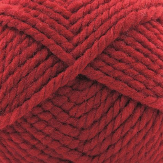 Pelote de laine Alaska Grundl Rouge, tricot laine Badaboum