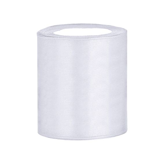 Ruban Satin Blanc En 15 mm / 1,5 Cm Au Mètre Pour Décorations Et Lo