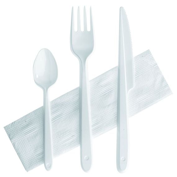 Kit Couvert Plastique jetable et Couvert Bois Jetable