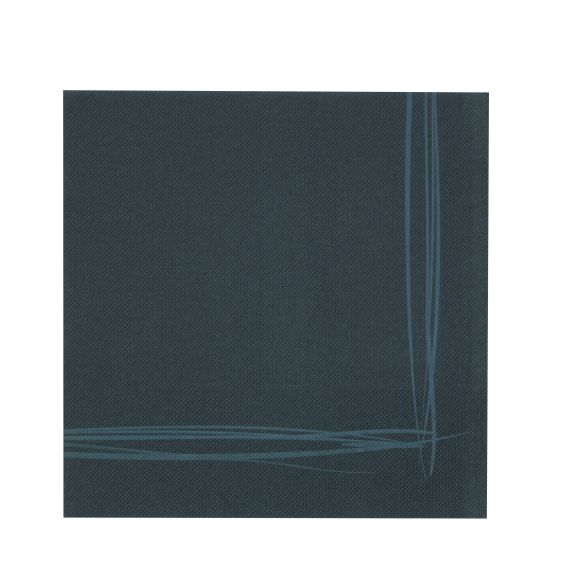 Serviette papier Noir rayé, Serviette jetable pas cher- Badaboum