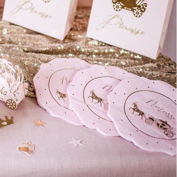 20 Serviettes papier Princesse