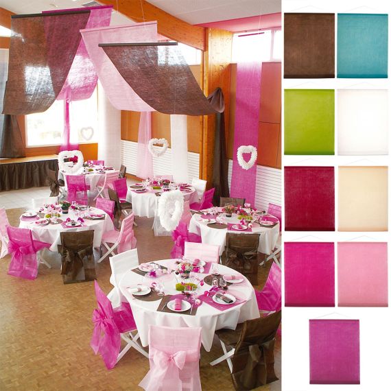 Urne joyeux anniversaire fuchsia - Décoration de salle - Décoration-Fête