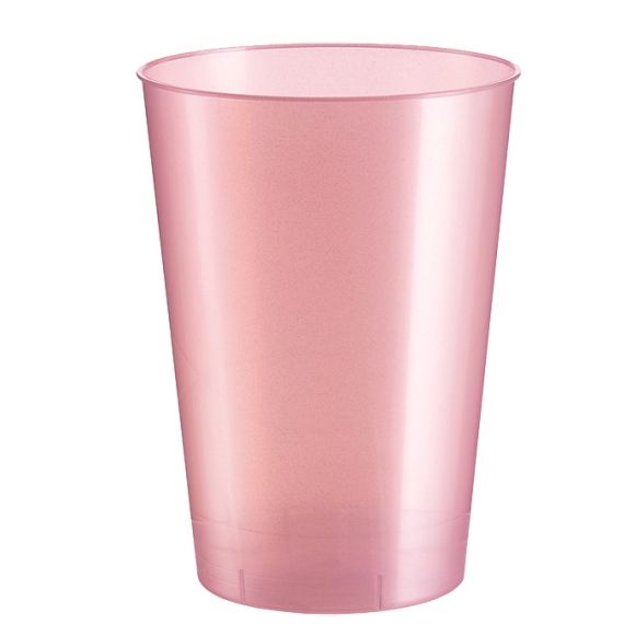 Verre a bière en plastique rigide Bleu Marine Transparent , vaisselle  jetable - Badaboum