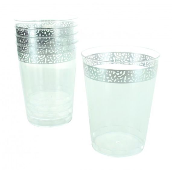 6 Verres cocktail 42 cl cristal plastique réutilisable