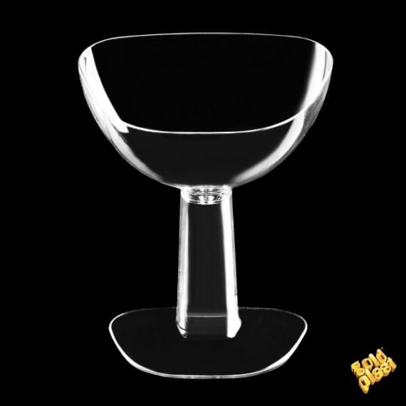 Verrine en plastique ronde transparent, vaisselle jetable - Badaboum