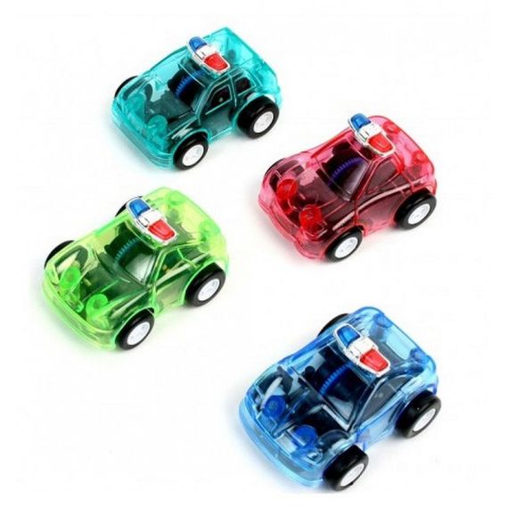 Voiture Police 4.5 cm, accessoires de fêtes, enfant, anniversaires