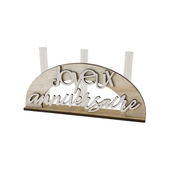 Centre De Table 'Araignée' Pour 3ème Anniversaire - En Bois, 25x19cm - Déco Thème Super-héros Pour Enfant, Garçon - Rouge Et Bleu