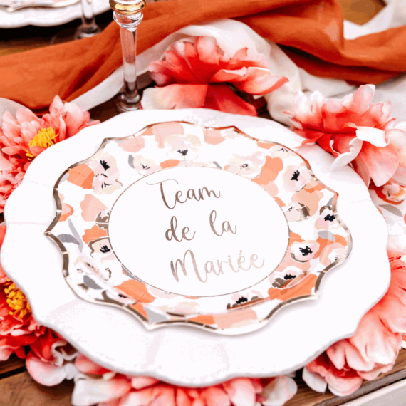 Vaisselle jetable pas cher pour vos événements - Décorations de mariage