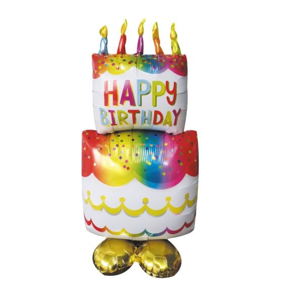 Ballon Happy Birthday Lumineux - Déco Anniversaires 