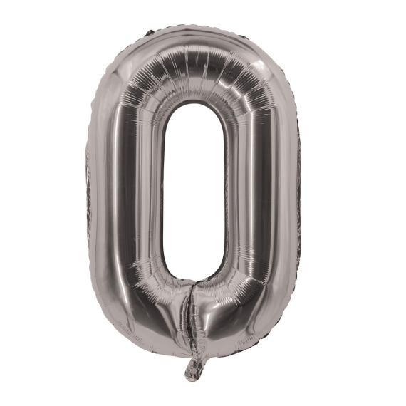 Ballon Chiffre 5 Argent  Ballons Chiffre Mylar pas cher