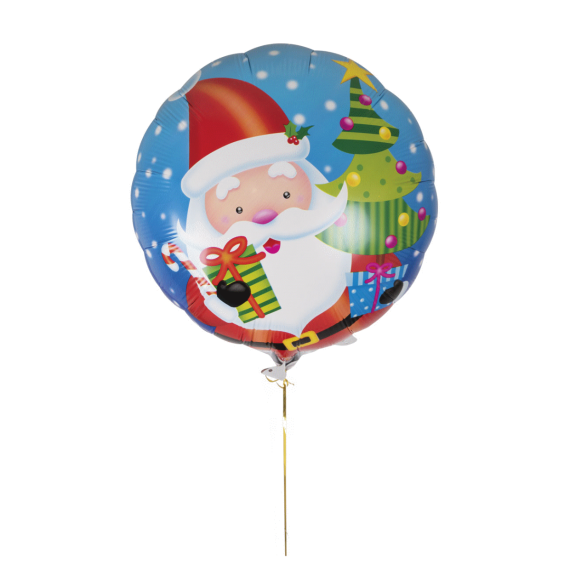 Ballon Gonflable Aluminium Pere Noel et Sapin 32cm, decoration noel pas  cher - Badaboum