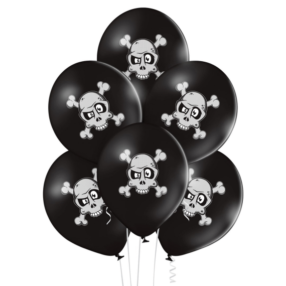 Ballon noir déco 30 cm