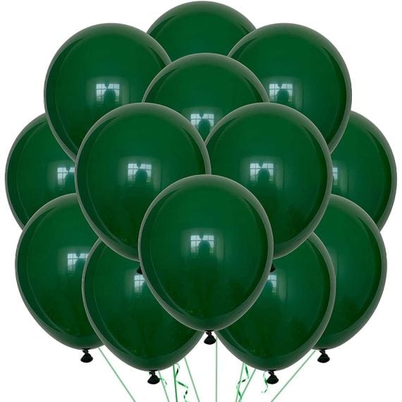 50 Ballons Vert Sapin Ø13cm pour l'anniversaire de votre enfant