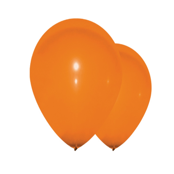 x10 Ballon de baudruche Orange