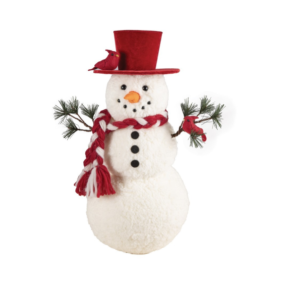 Bonhomme de neige 46 cm - Décoration Noël pas cher 