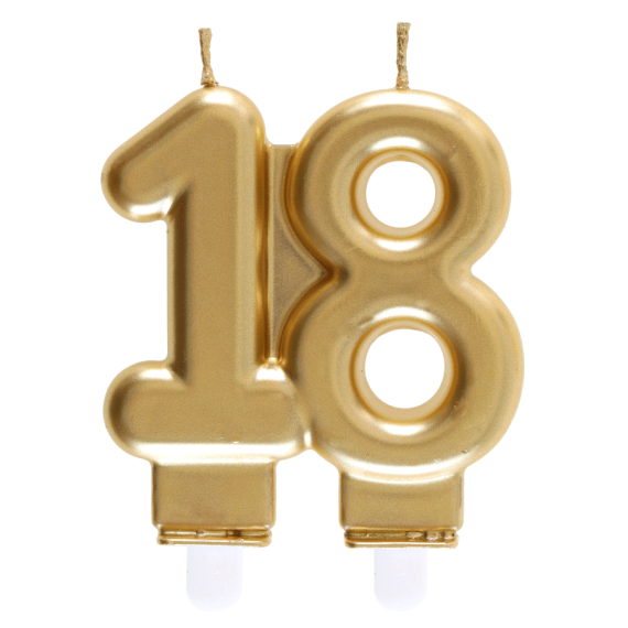 Bougies Chiffre 18 Vert Tendre Pour Gâteau - Set 9 Pièces Avec étoiles, Décoration 3D Pailletée Anniversaire