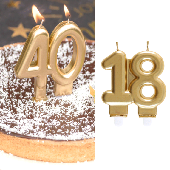 Bougies pour 18e anniversaire, bougie numéro 18, bougies dorées, bougie d' anniversaire pour gâteau avec Couronne, bougie d'anniversaire de  mariage,décorations de gâteau fête d'anniversaire,célébration : :  Cuisine et Maison