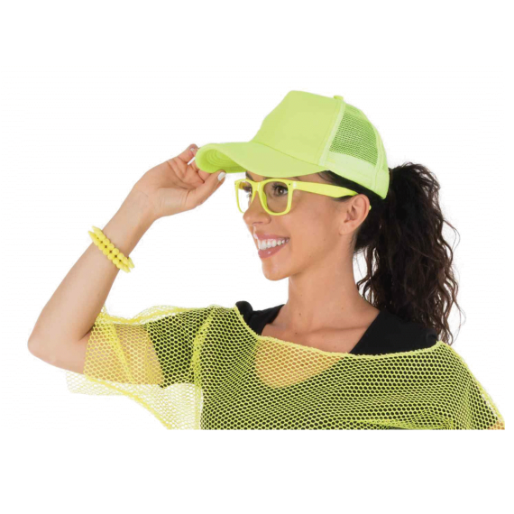 Set Accessoires Années 80 Fluo