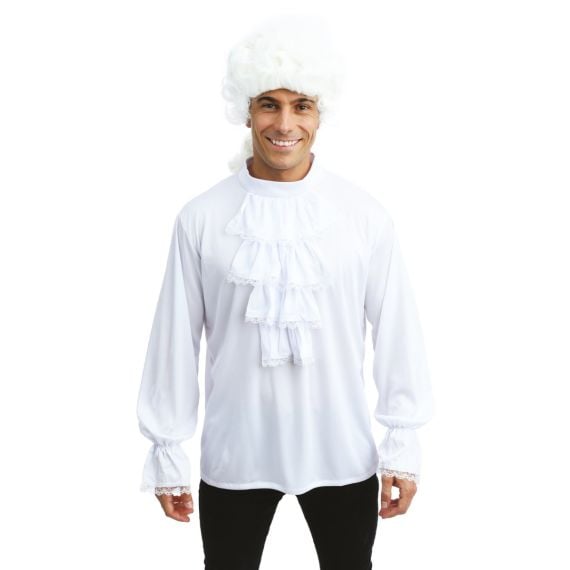 Chemise blanche a jabot Taille L Deguisement enfant pas cher Badaboum