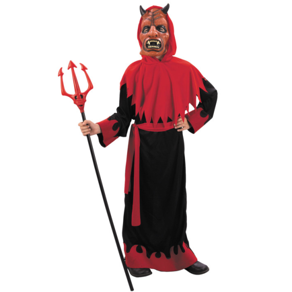 Masque Diable Rouge - deguisement halloween pas cher - Badaboum