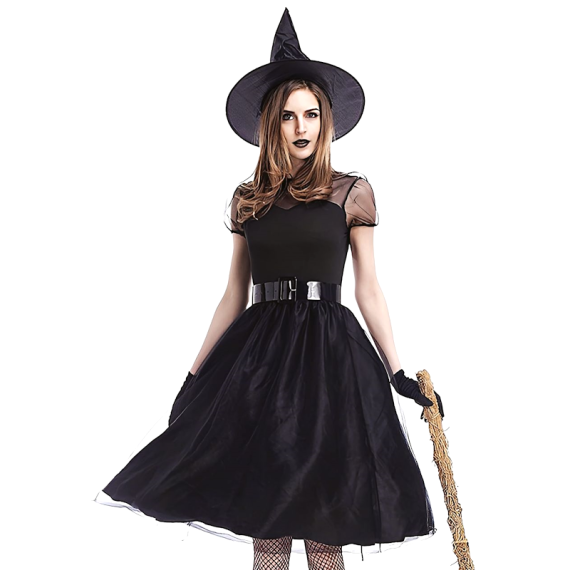 Deguisement halloween robe noire online