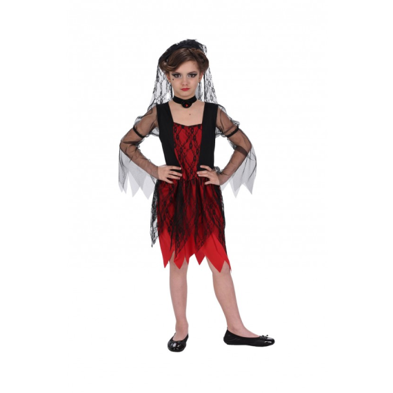 Déguisement vampiresse Lilith 116 cm - Costume fille pas cher