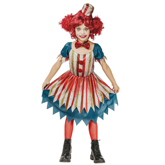 Deguisement Clown Vintage Fille 7 9 ans Costume halloween pas cher Badaboum