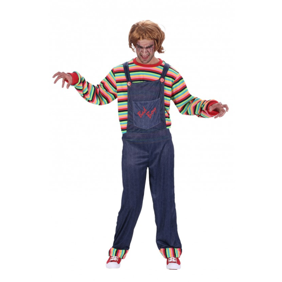 Déguisement poupée Chucky L - Costume homme pas cher 